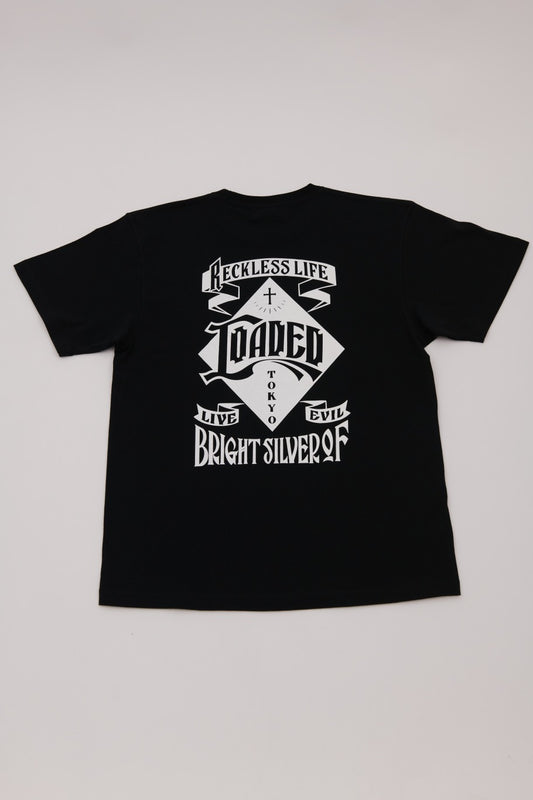✦11月入荷分✦S/S TEE 7.1oz✦GYLG×BSOL  ~Reckless Life~✦BK×WH