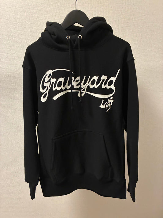 ✦SOLD OUT✦L/S 12oz Fleece Lined Sweat Hoodie BLACK ✦GUNS&MARIA✦