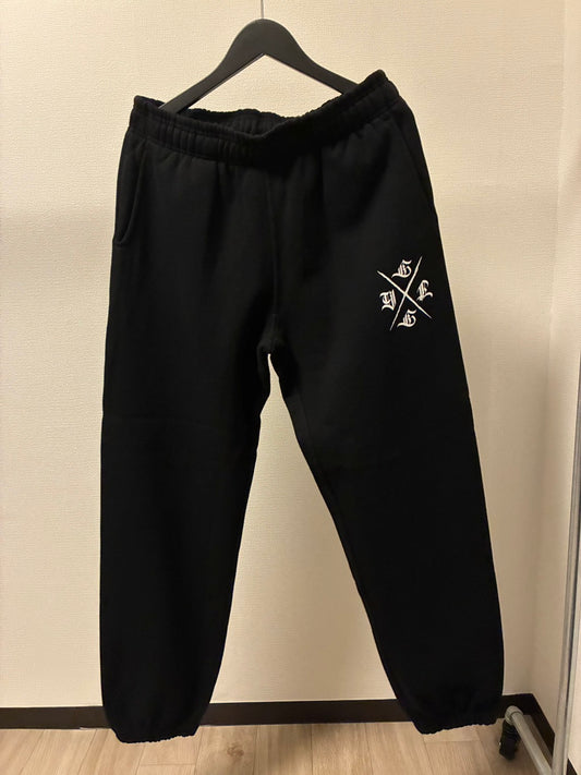 ✦SOLD OUT✦L/L 12oz Fleece Lined Sweat Pants BLACK ✦X-LOGO✦