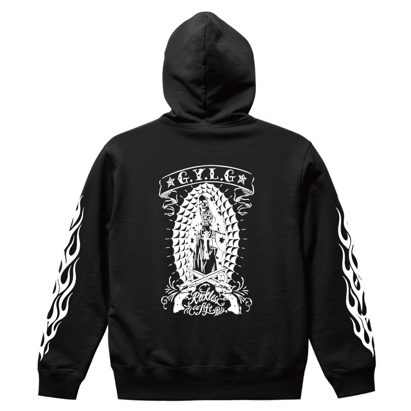 ✦10oz✦SWEAT  HOODIE BK/MARIA&FLAMES✦10月初旬納品プレオーダー✦