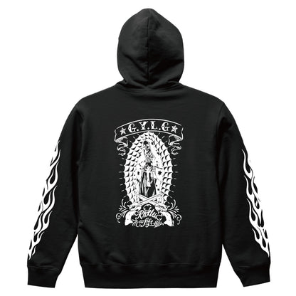 ✦10oz✦SWEAT  HOODIE BK/MARIA&FLAMES✦10月初旬納品プレオーダー✦
