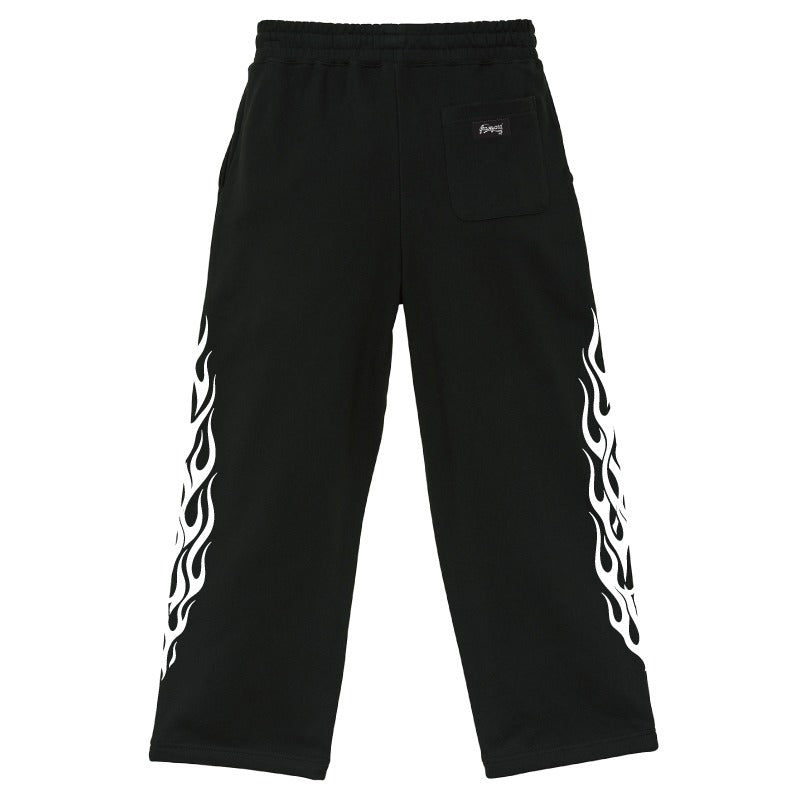 ✦10oz✦WIDELEG SWEATSWEAT PANTS FLAMES✦10月初旬納品プレオーダー✦