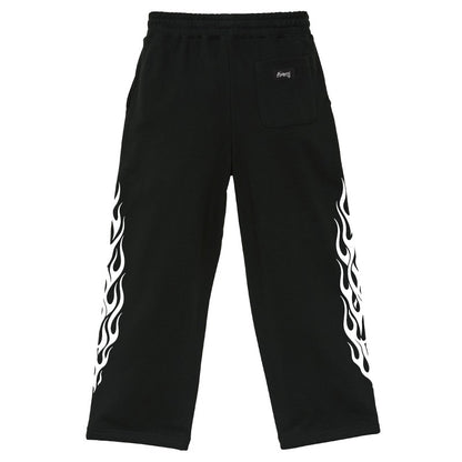 ✦10oz✦WIDELEG SWEATSWEAT PANTS FLAMES✦10月初旬納品プレオーダー✦