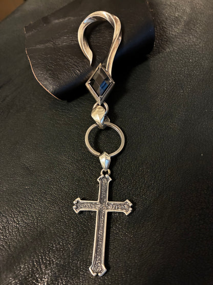 LOADED / BSOL 950SV Grave Stone Cross Pendant Top