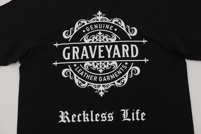 ✦11月入荷分✦S/S TEE 7.1oz ✦Graveyard LOGO✦BK×WH