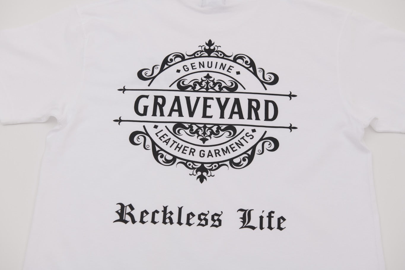 ✦11月入荷分✦S/S TEE 7.1oz ✦Graveyard LOGO✦WH×BK