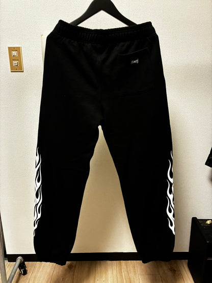✦12oz✦裏起毛SWEAT PANTS FLAMES✦