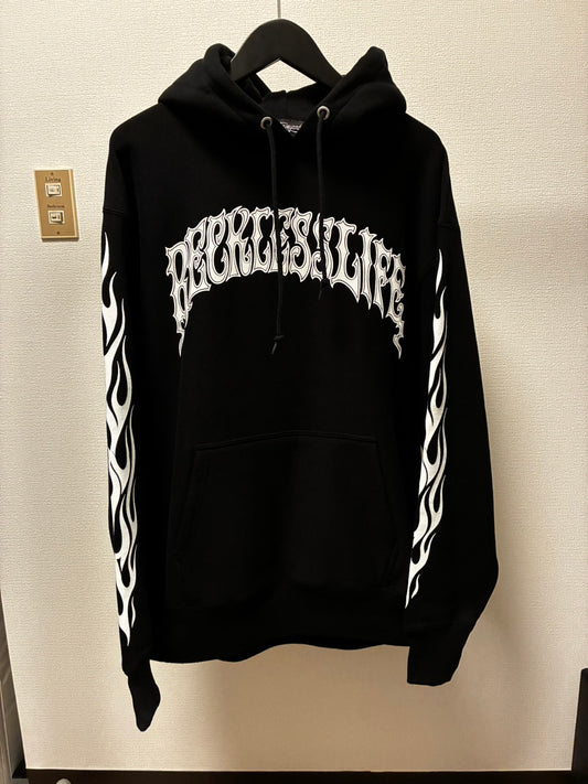 ✦12oz✦SWEAT HOODIE BK/GYLG×ROX TATTOO WORKS✦11月中旬〜12月初旬納品プレオーダー✦
