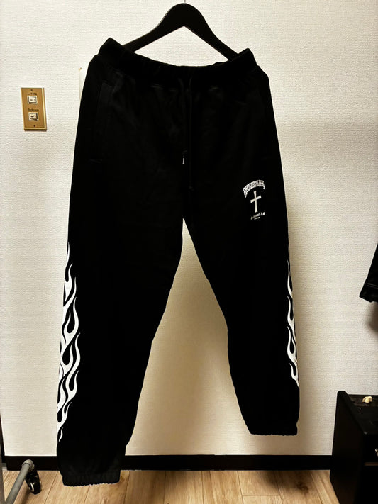 ✦10oz✦SWEAT PANTS FLAMES✦11月中旬〜12月初旬納品プレオーダー✦
