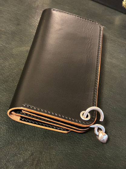 Saddle Leather Wallet GYLG / Pigment Tea Core W950Joint Hook