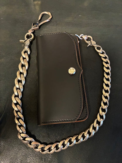 Saddle Leather Wallet GYLG / Pigment Tea Core W950Joint Hook