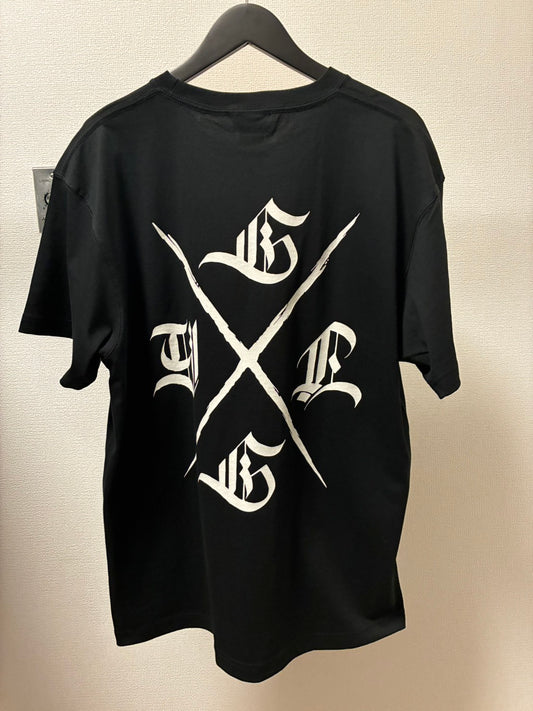 ✦7月中頃入荷プレオーダー✦S/S TEE 7.1oz ✦SCRIPT＆X-LOGO✦BK×WH