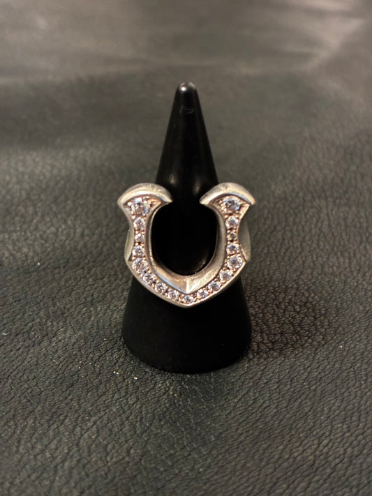 LOADED/BSOL 950SV HORSE SHOES RING  CLRCZ