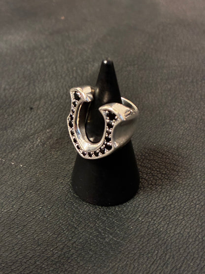 LOADED/BSOL 950SV HORSE SHOES RING  BKCZ