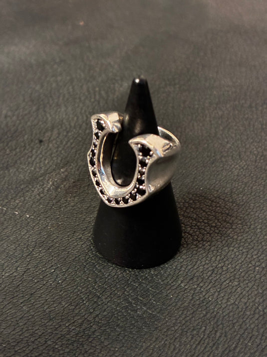 LOADED/BSOL 950SV HORSE SHOES RING  BKCZ