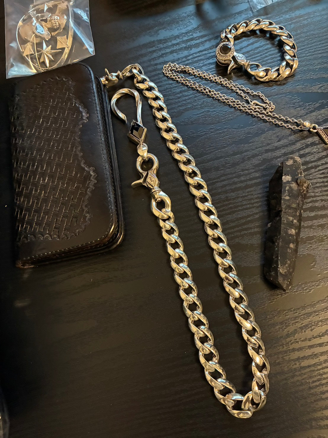LOADED/BSOL 950SV Snake Fang Wallet Chain Type-01 Viper&Cobra