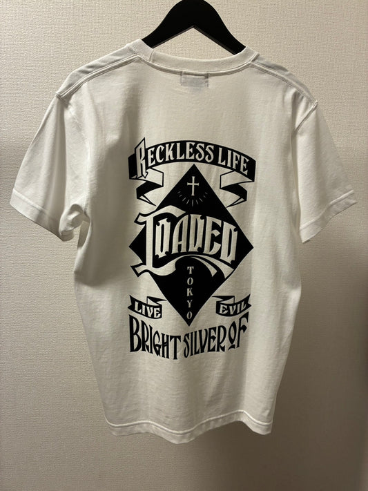 ✦7月中旬入荷プレオーダー✦S/S TEE 7.1oz ✦GYLG×BSOL ～Reckless Life～✦WH×BK