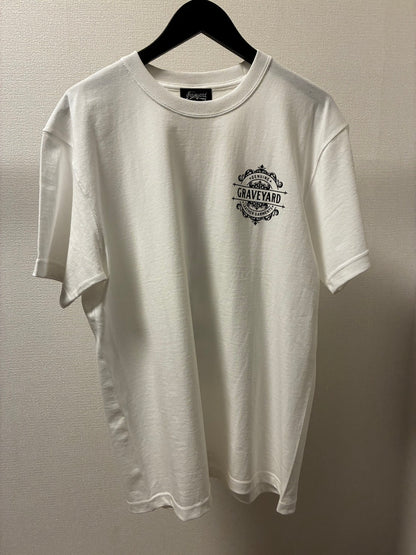 ✦7月中旬入荷プレオーダー✦S/S TEE 7.1oz ✦GUNS＆MARIA✦WH×BK