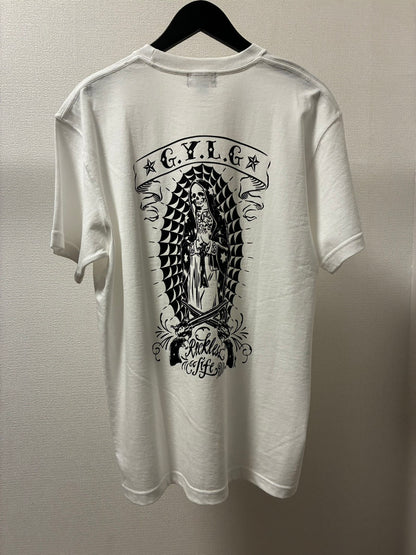 ✦7月中旬入荷プレオーダー✦S/S TEE 7.1oz ✦GUNS＆MARIA✦WH×BK
