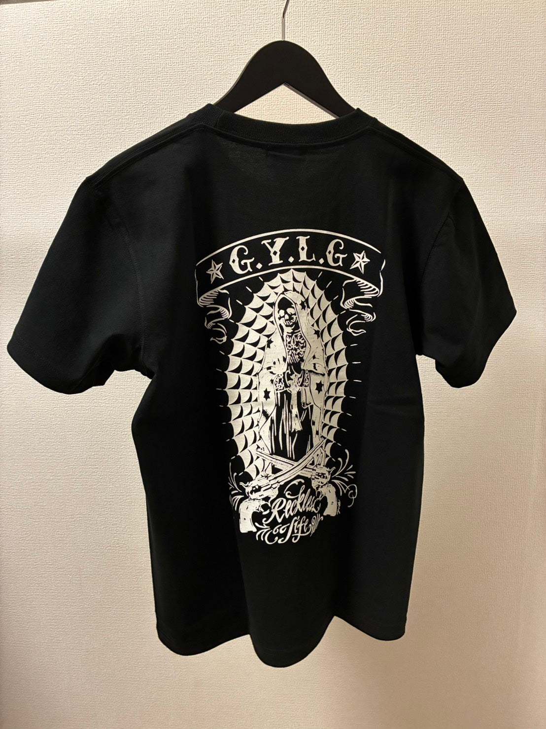 ✦7月中旬入荷プレオーダー✦S/S TEE 7.1oz ✦GUNS＆MARIA✦BK×WH