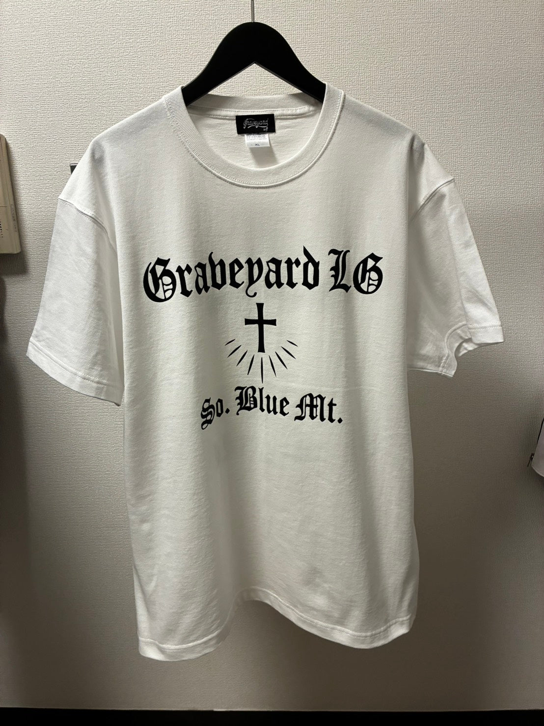 ✦7月中旬入荷プレオーダー✦S/S TEE 7.1oz ✦Graveyard LG✦WH×BK