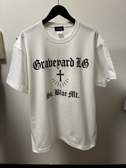 ✦7月中旬入荷プレオーダー✦S/S TEE 7.1oz ✦Graveyard LG✦WH×BK
