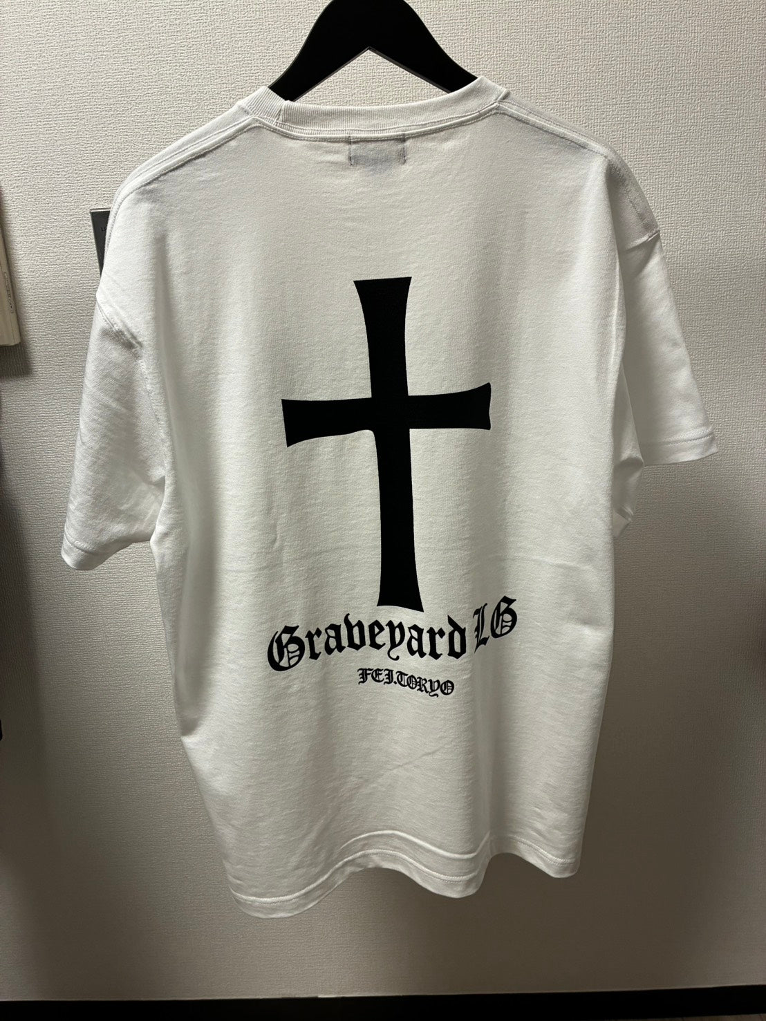 ✦7月中旬入荷プレオーダー✦S/S TEE 7.1oz ✦Graveyard LG✦WH×BK