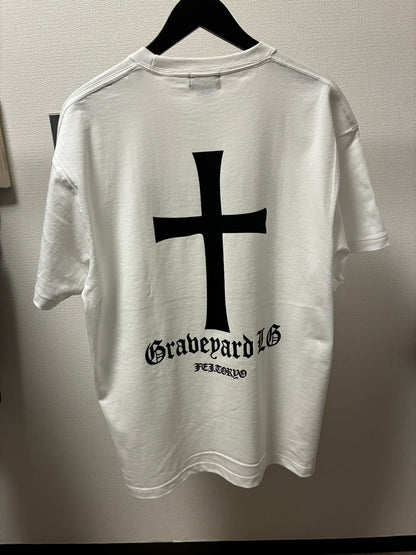 ✦7月中旬入荷プレオーダー✦S/S TEE 7.1oz ✦Graveyard LG✦WH×BK