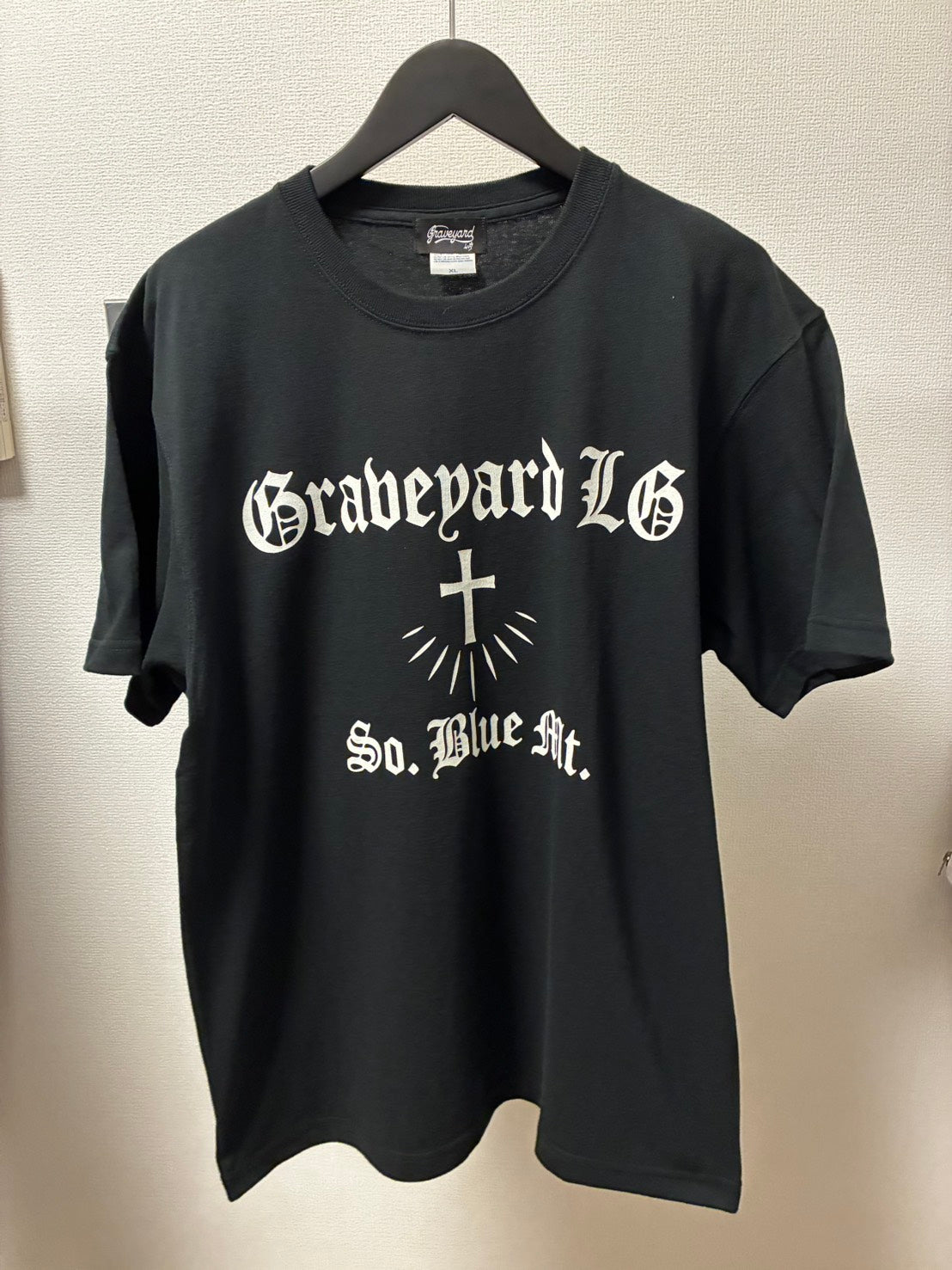 ✦7月中旬入荷プレオーダー✦S/S TEE 7.1oz ✦Graveyard LG✦BK×WH