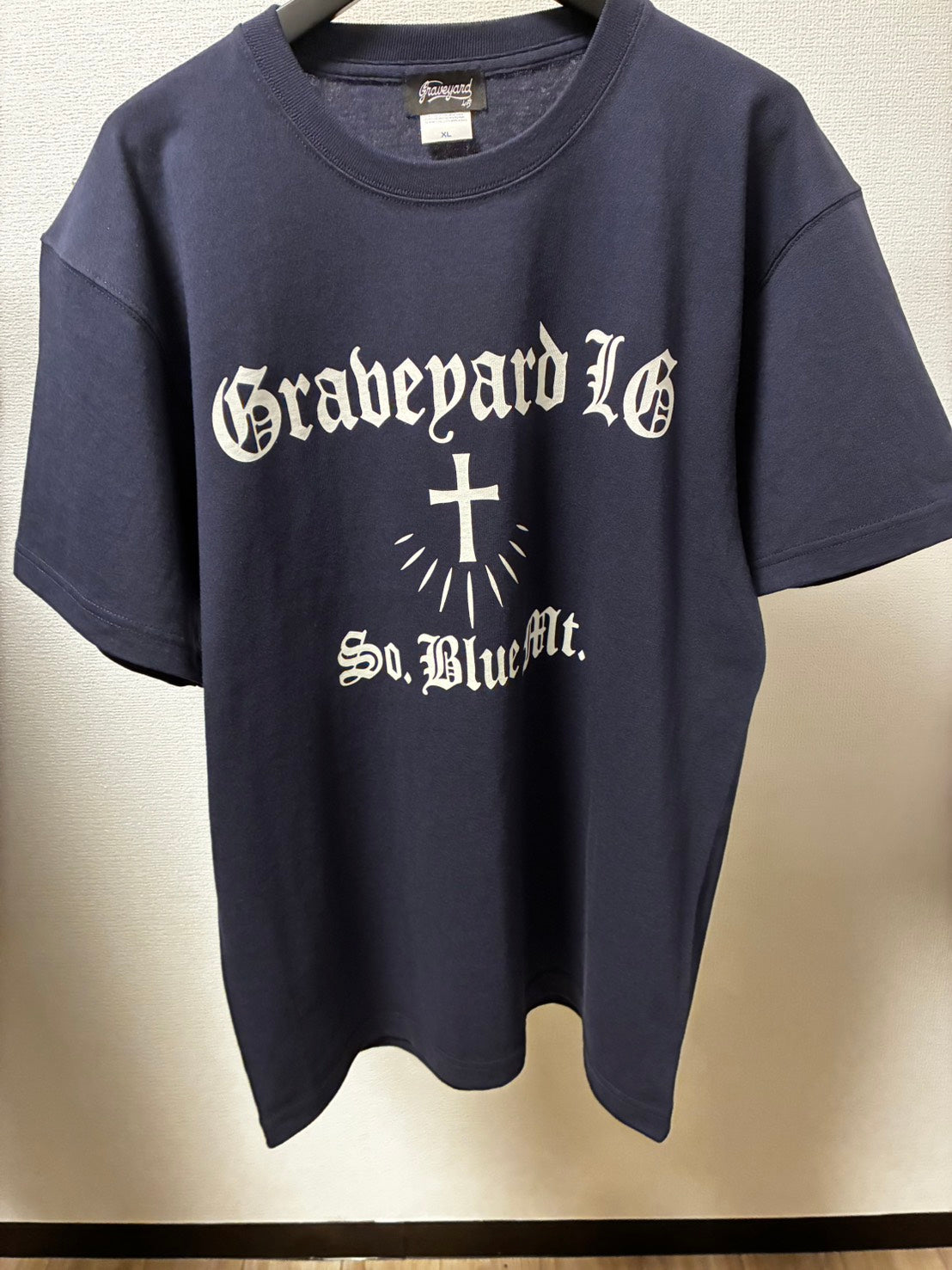 ✦7月中旬入荷プレオーダー✦S/S TEE 7.1oz ✦Graveyard LG✦NV×WH