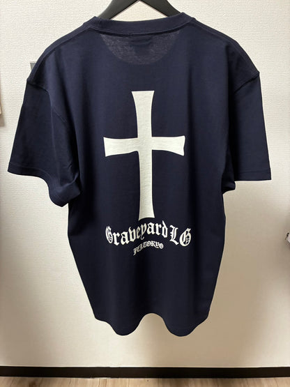 ✦7月中旬入荷プレオーダー✦S/S TEE 7.1oz ✦Graveyard LG✦NV×WH
