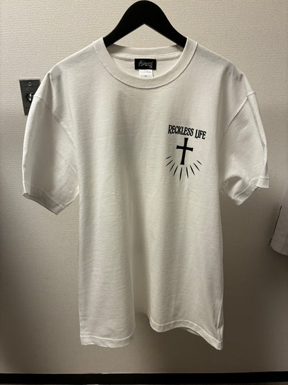 ✦7月中旬入荷プレオーダー✦S/S TEE 7.1oz ✦BSOL×GYLG/THE LOADED✦WH×BK