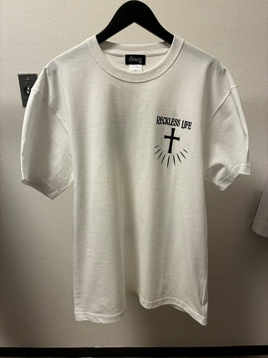 ✦7月中旬入荷プレオーダー✦S/S TEE 7.1oz ✦BSOL×GYLG/THE LOADED✦WH×BK