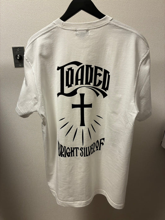 ✦7月中旬入荷プレオーダー✦S/S TEE 7.1oz ✦BSOL×GYLG/THE LOADED✦WH×BK