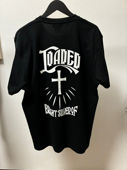 ✦7月中旬入荷プレオーダー✦S/S TEE 7.1oz ✦BSOL×GYLG/THE LOADED✦BK×WH