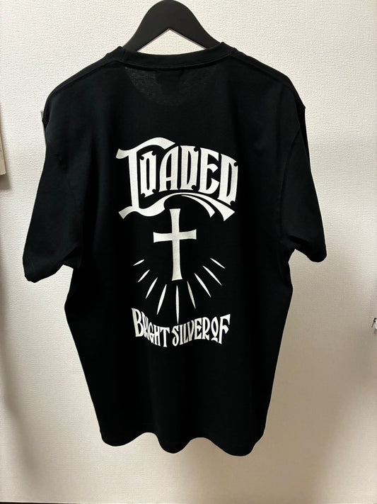 ✦7月中旬入荷プレオーダー✦S/S TEE 7.1oz ✦BSOL×GYLG/THE LOADED✦BK×WH