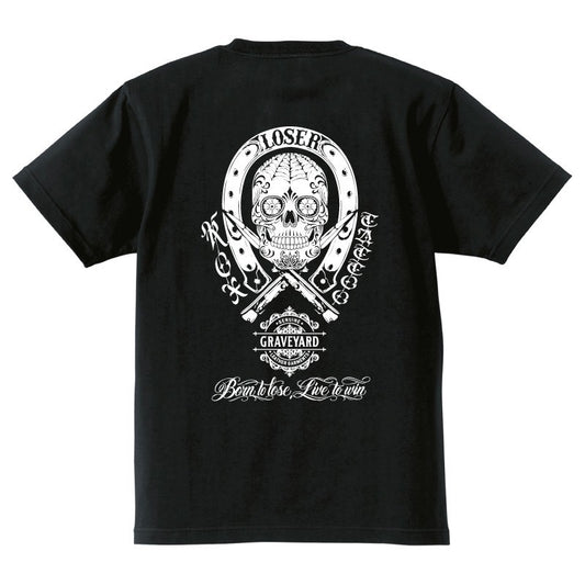 ◆8月中旬納品プレオーダー◆S/S TEE GYLG×ROX TATTOO WORKS 〈BK×WH〉