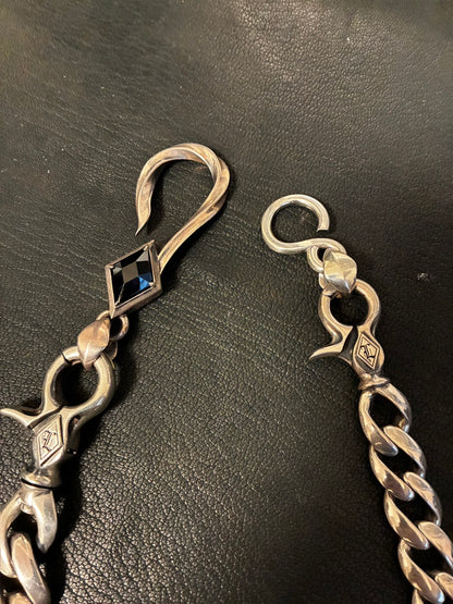 LOADED/BSOL 950SV Snake Fang Wallet Chain Type-01 Cobra F/S