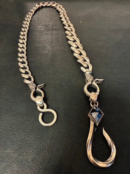 LOADED/BSOL 950SV Snake Fang Wallet Chain Type-01 Cobra F/S